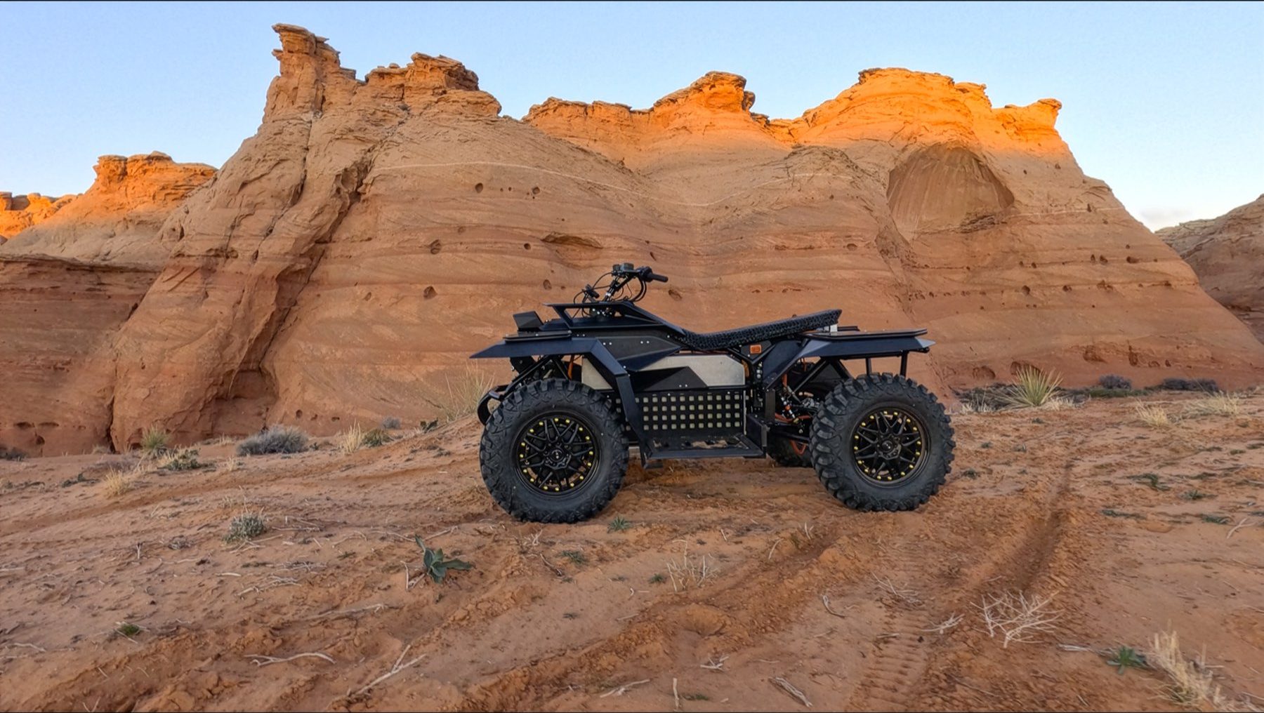 EQUAD side profile during field testing